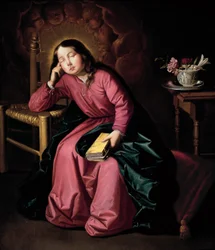 La Vierge enfant endormie